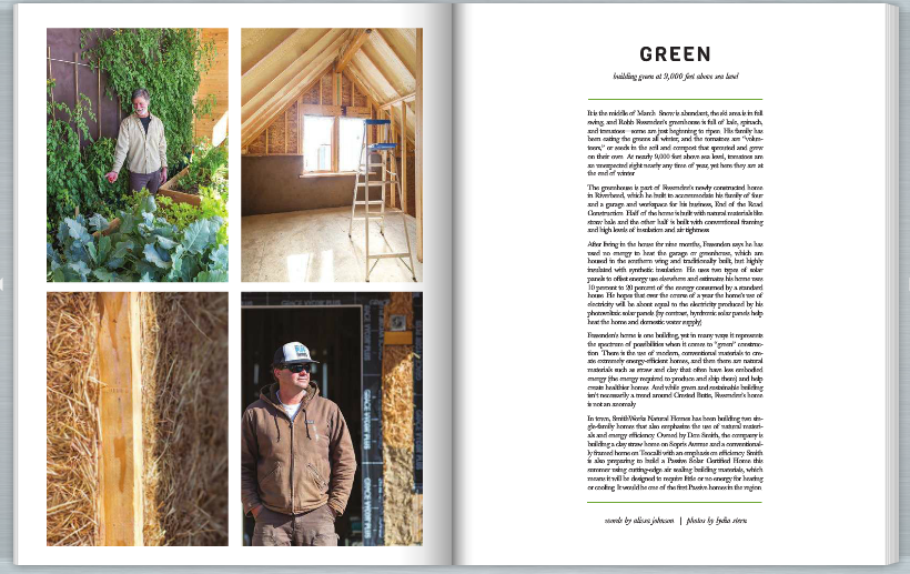PEAK Magazine building green