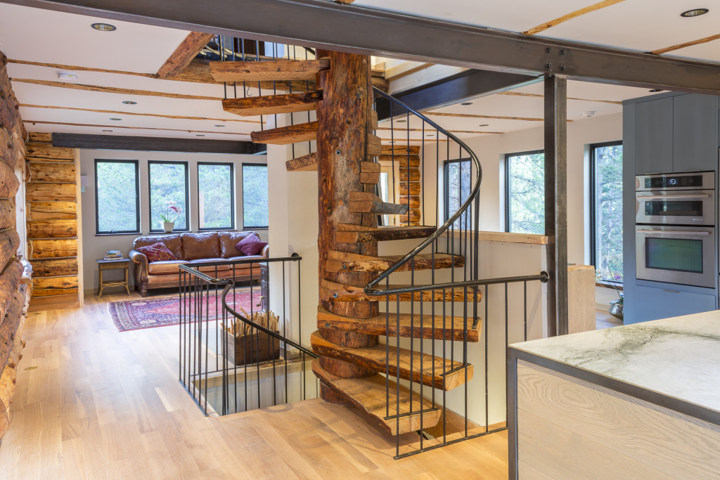 Treehouse spiral stair